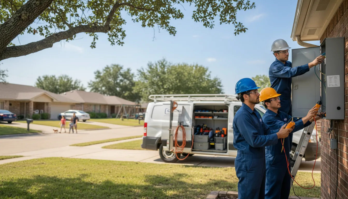 Certified electrician providing emergency electrical services in Carrizo Springs, TX